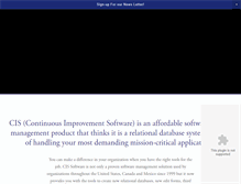 Tablet Screenshot of cissoftware.com